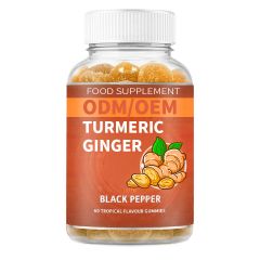 有机姜黄软糖60粒Turmeric Gummies有机膳食补剂保健品